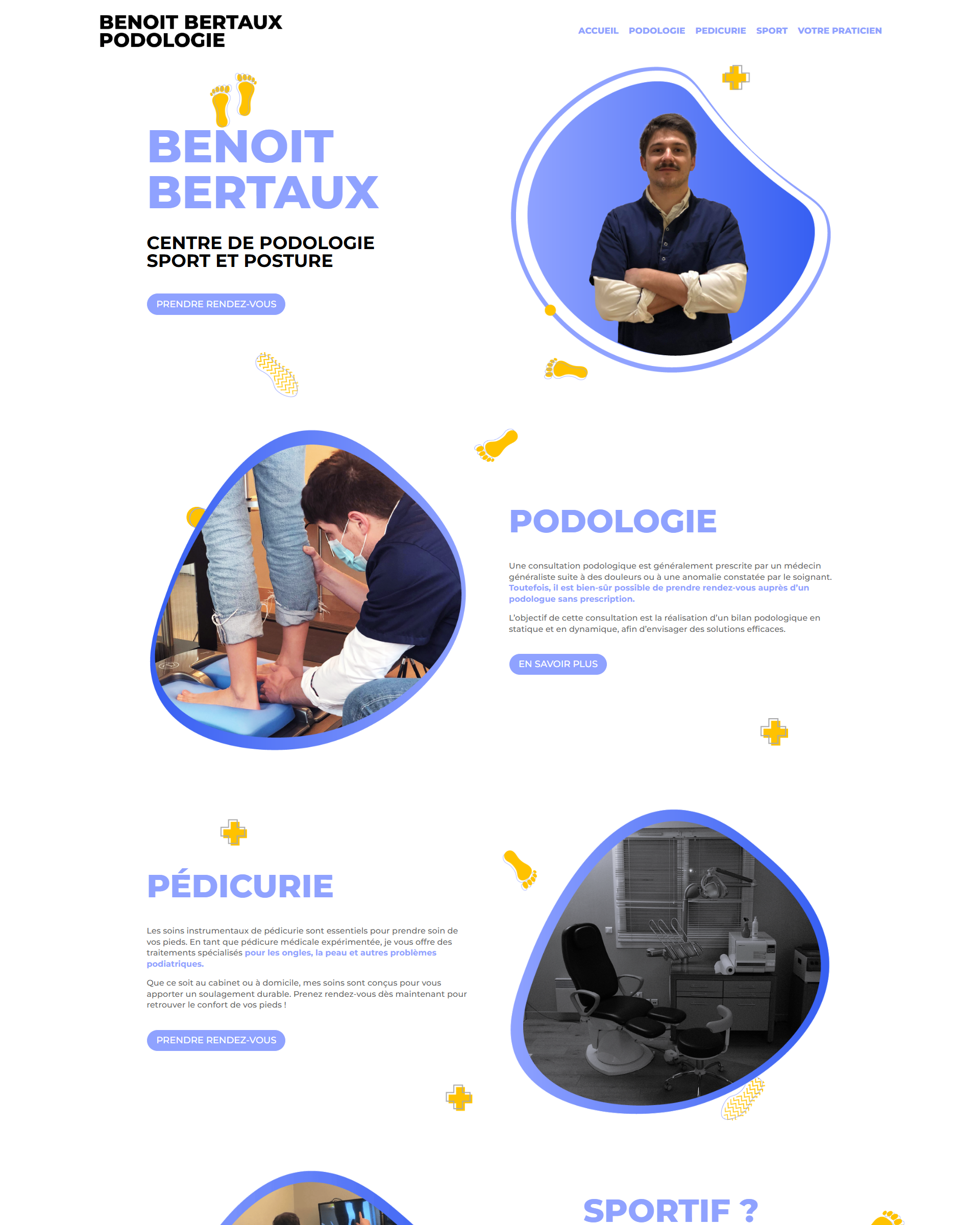 Site vitrine - Vue 1