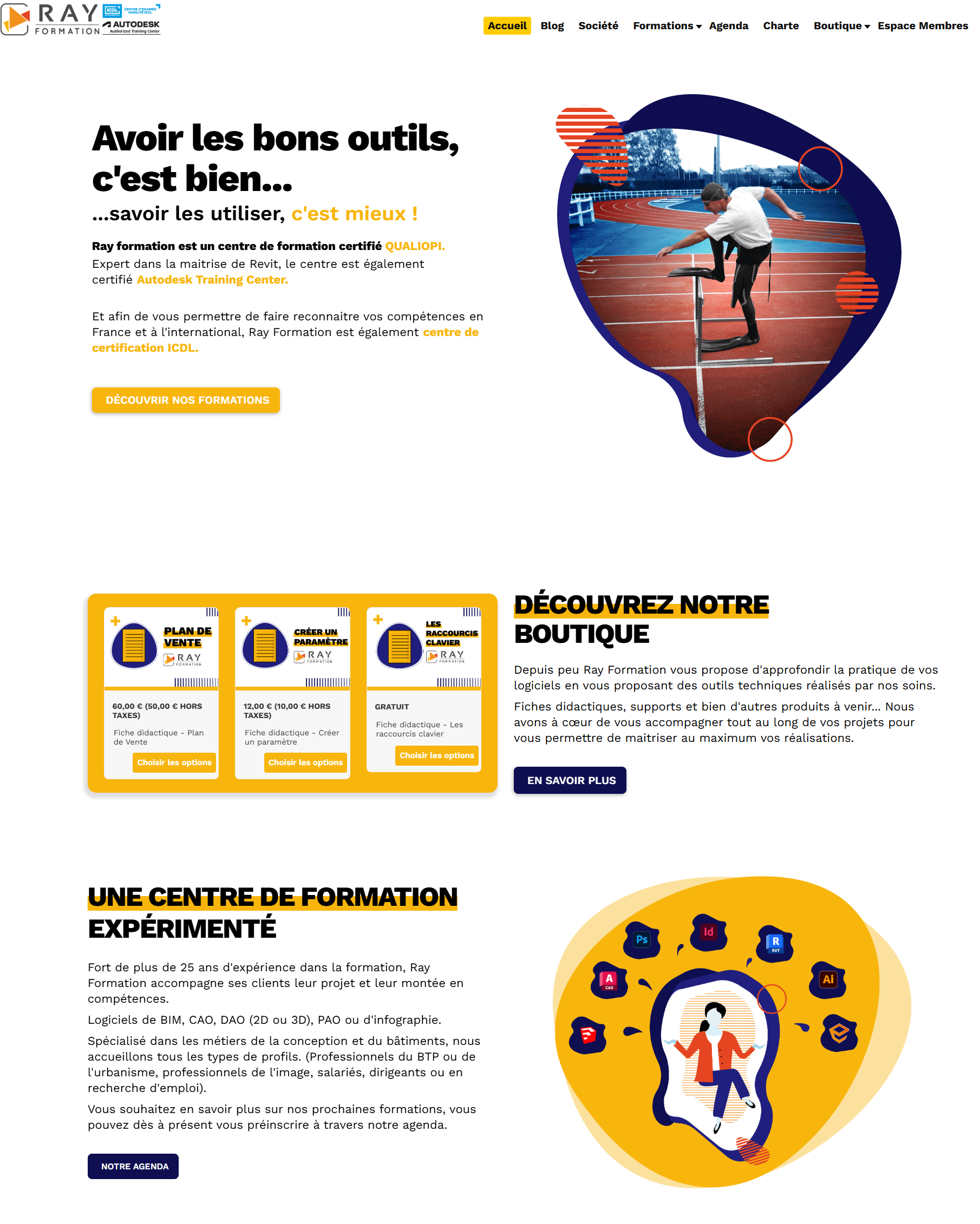 Site Joomla + E-Commerce Hikashop - Vue 1