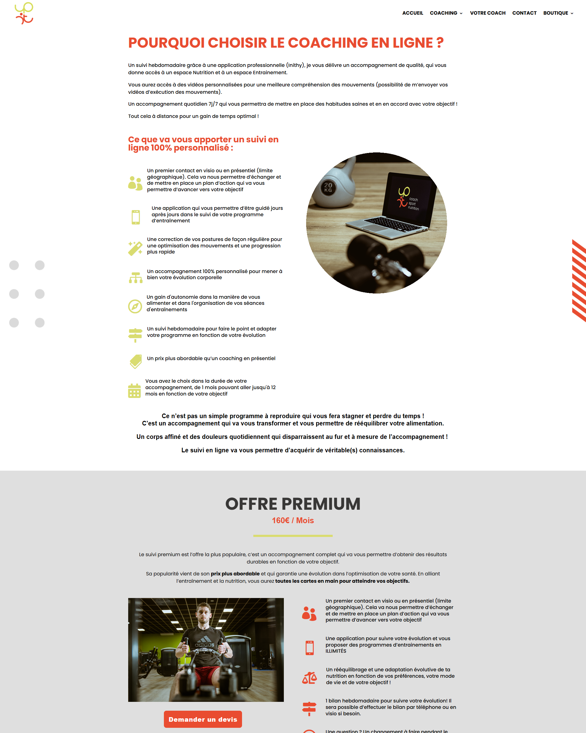 Site vitrine + Woocommerce - Vue 2